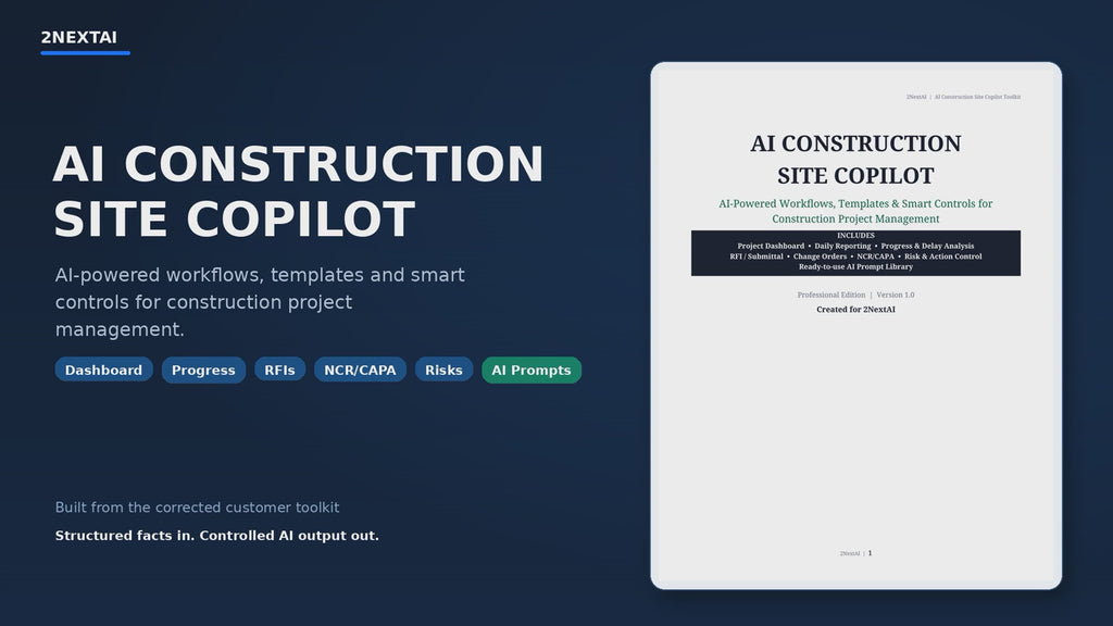AI Construction Site Copilot Toolkit